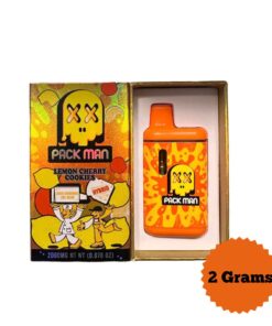 Packman Lemon Cherry Cookies